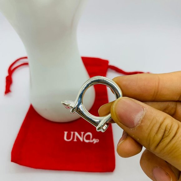 UNO de 50 Ring PICK 1 RING Reward Ring Unisex Ring Jewelry Silver-Plated Metal - Picture 10 of 10